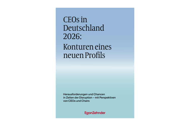CEOs in Deutschland 2026: Konturen eines neuen Profils