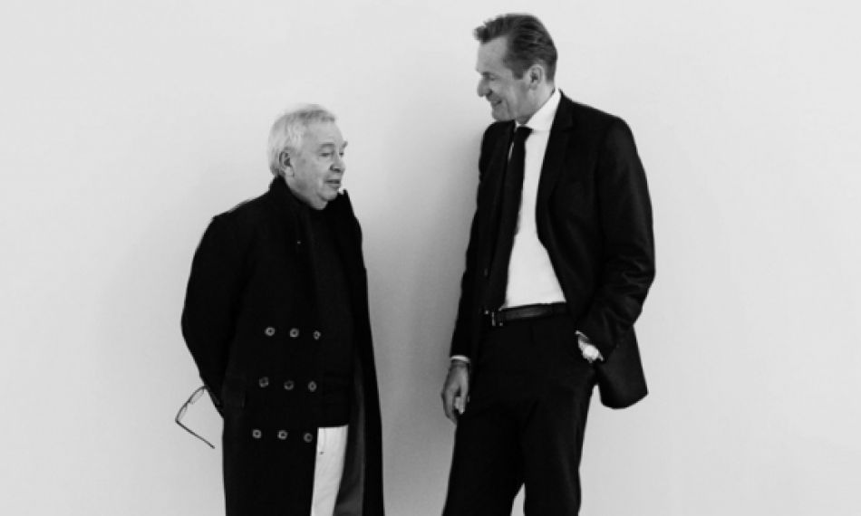 Meisterarchitekt Sir David Chipperfield und Verleger Mathias Döpfner diskutieren den Einfluss der Architektur als Ausdruck von Gesellschafts- und Unternehmenskultur.