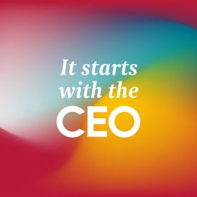 It starts with the CEO