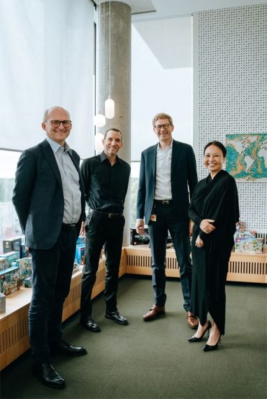 Morten Tveit, Loren I. Shuster, Niels B. Christiansen, Elaine Yew (l.t.r.)