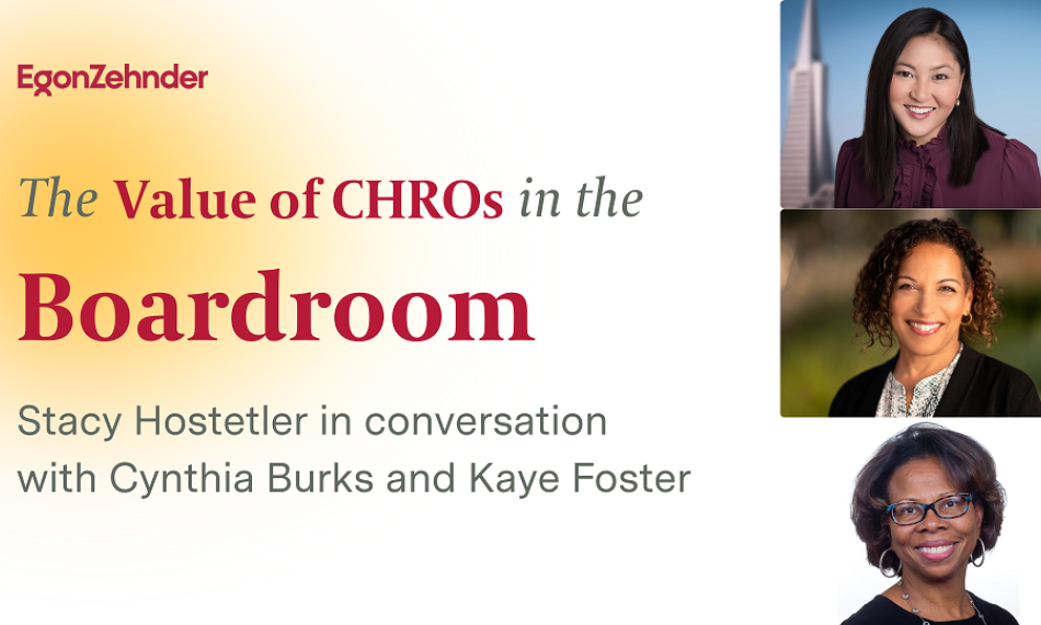 The Value of CHROs in the Boardroom