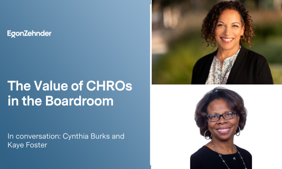 The Value of CHROs in the Boardroom